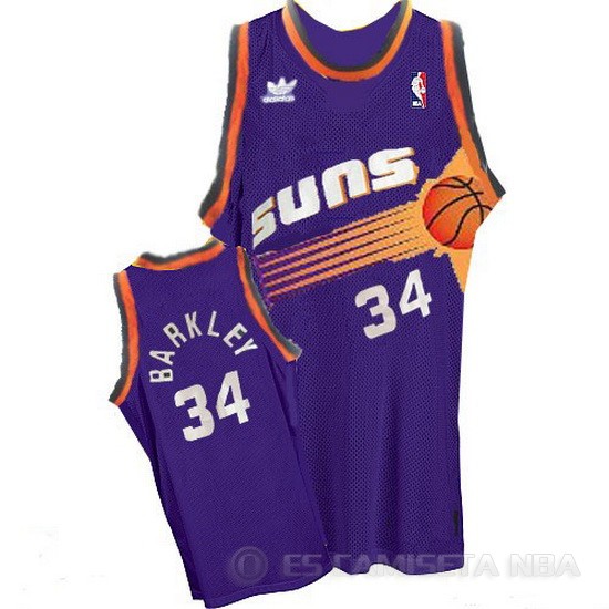 Camiseta Barkley #34 Phoenix Suns Purple - Haga un click en la imagen para cerrar